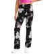 thumbnail image 5 of Odeerbi 2-13 Años Niñas Pantalones de Yoga de Pierna Ancha Entrenamiento Baile Deporte Atlético Pantalones Elasticidad Lindo Cintura Alta Pantalones de Pierna Recta, 5 of 9