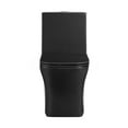 thumbnail image 2 of Concorde One-Piece Square Toilet Dual-Flush in Matte Black 1.1/1.6 gpf, 2 of 14
