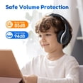 thumbnail image 3 of Auriculares Bluetooth EarFun K2 Kids con límite de volumen 40H negros, 3 of 7