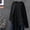 Black, variant on Pumxq Oversized Long Sleeve T Shirts for Women Side Split Round Hem Crew Neck Cotton Work Out Casual Fall Tunic Tops Black L