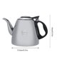 thumbnail image 4 of Tetera de acero inoxidable de 1,2 l para cocina, tetera, cafetera y tetera con mango resistente al calor, 4 of 8