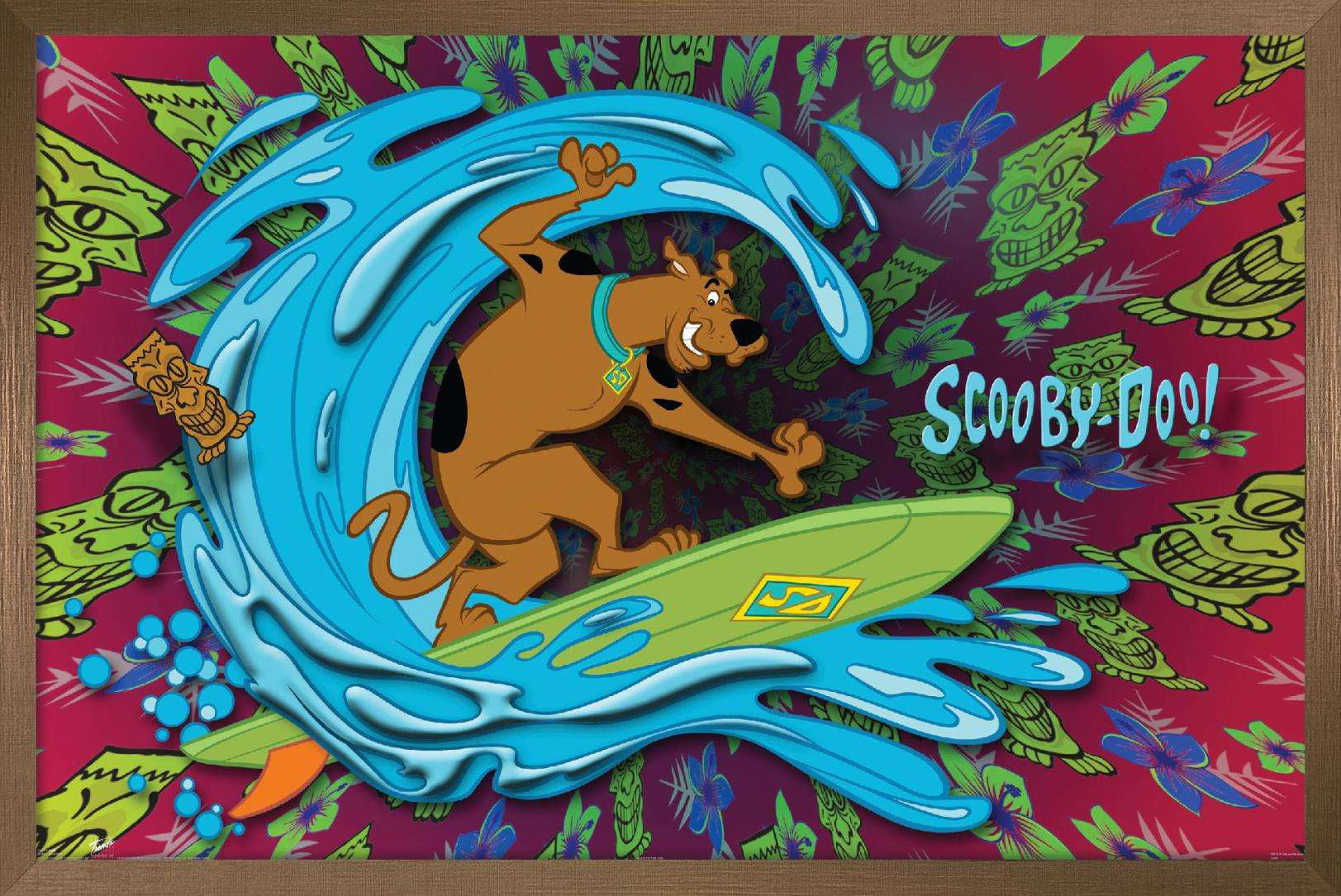 Plaques canvas pictures Scooby Doo set of Three Wall 