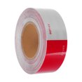 thumbnail image 1 of Cinta Reflectante Unique Bargains 82.02ft x 1.97" Cinta Adhesiva de Advertencia Argyle para Exteriores Reflector para Coches Camiones PET Rojo, Blanco 1 Pc, 1 of 1