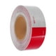 thumbnail image 1 of Cinta Reflectante Unique Bargains 82.02ft x 1.97" Cinta Adhesiva de Advertencia Argyle para Exteriores Reflector para Coches Camiones PET Rojo, Blanco 1 Pc, 1 of 1