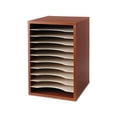thumbnail image 3 of Wood Desktop Literature Sorter 11 Sections 10 5/8 x 11 7/8 x 16, Cherry, 3 of 3