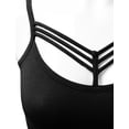 thumbnail image 4 of H2H WOMENS Uique Front Strappy Detail Comfortable Cami Top BLACK US 2XL/Asia 2XL (AWTTK0497), 4 of 5