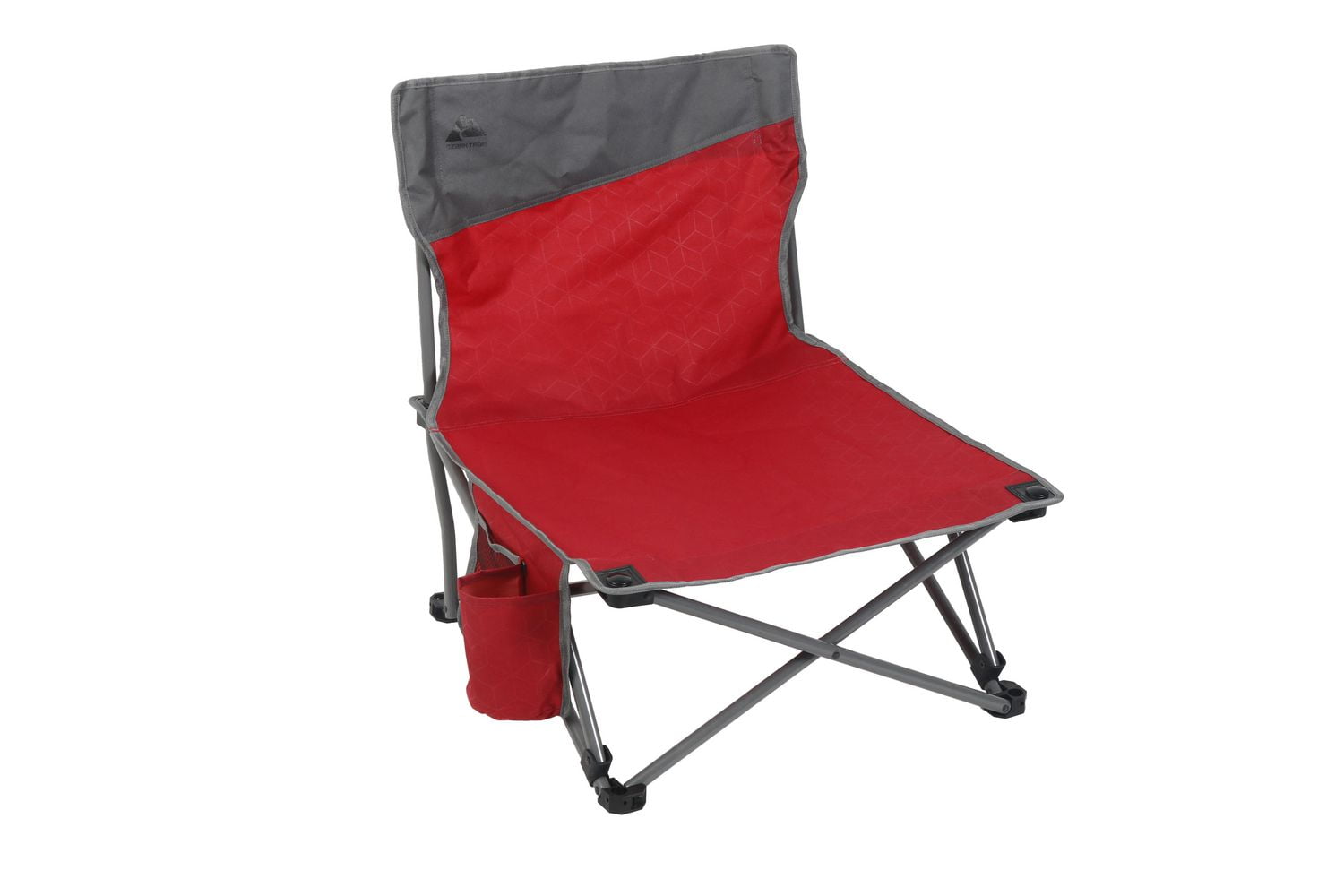 Ozark Trail Quad Low Event Chair, Red