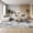 Black, variant on ICEANT 5'x10' Rectangle Area Rug, Abstract Style Living Room Area Rug with Non-Slip Bottom, Machine Washable Low Pile Carpet for Bedroom Kitchen Hallway, Grey