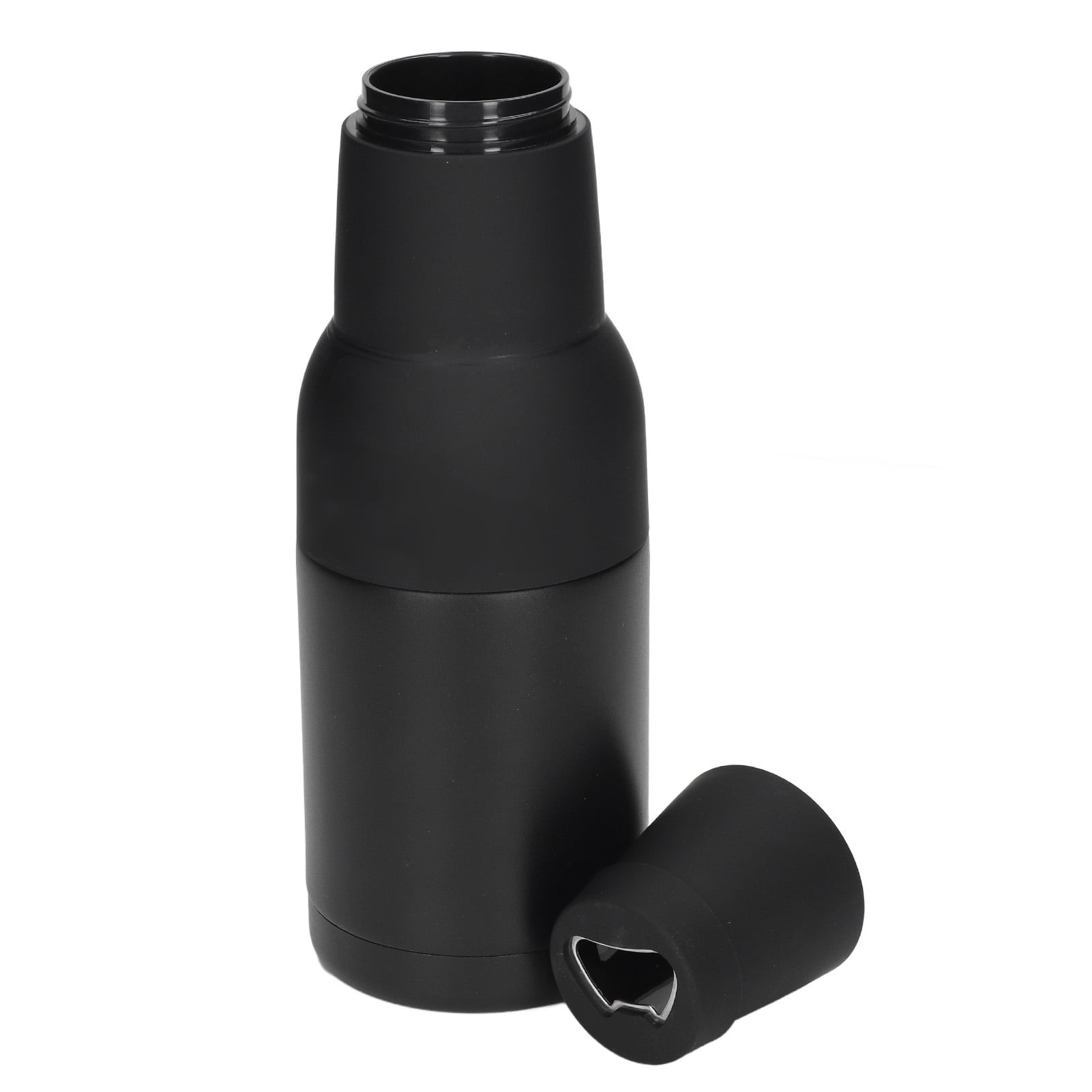 3 In 1 Can Cooler, Stainless Steel Double Wall Beer Bottle And Can Cooler With Beer Opener For Ice Cold Beer, Slim Can Insulator Holder For Soda Drink, Beverage