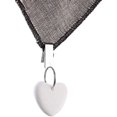 thumbnail image 2 of 6 piezas en forma de corazón mantel pesas piedra mantel pesas abrazadera de metal mantel colgante piedra mesa pesas perchas para picnic al aire libre cena familiar decoración de mesa TUNC Sencillez, 2 of 5