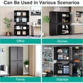 thumbnail image 5 of YANGLI 71" Tall Black Metal Storage Cabinet with Locking Doors, Drawer & Adjustable Shelves, Steel Tool Cabinet for Garage, Office, Shop, 5 of 6