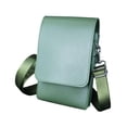 thumbnail image 3 of Bolsa para tijeras de peluquería de piel sintética resistente con 8 ranuras. Verde, 3 of 6