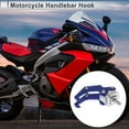 thumbnail image 2 of Gancho colgante para motocicleta, forma de garra, soporte para casco y equipaje para scooters y bicicletas, azul, longitud de 62mm, 2 of 7