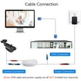 thumbnail image 4 of 2Pack White 60ft /18. 2-in-1 Video Power CCTV Cable BNC Extend Cord for Home Cameras DVR System, 4 of 6