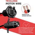 thumbnail image 3 of Furulu 2 Wire Trolling Motor Plug Trolling Motor Socket For Marine Boats Kayaks 12V 24V, 3 of 5
