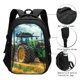 thumbnail image 3 of Easygdp Green Tractor Field Mochila para Laptop de Viaje con Puerto USB, Mochila para Laptop con Puerto de Carga USB para Mujeres y Hombres, 3 of 7