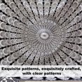 thumbnail image 3 of Colgante de pared tradicional hippie mandala, tapiz floral dorado para ropa de cama, tela colgante estampada, 3 of 5