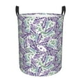 thumbnail image 2 of Goofa Lavender Flowers Printed Circular Hamper,Laundry Basket with Handles,Storage Baskets Foldable,Large Capacity Laundry Hamper-Small, 2 of 8