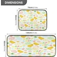 thumbnail image 3 of GZHJMY Easter Chicks Eggs Anti Fatigue Mats for Kitchen Floor,Set of 2 Non Skid Washable Waterproof Anti Kitchen Floor Mats for Kitchen Office Laundry Room Bathroom (19"x27"+19"x47"), 3 of 7