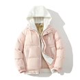 thumbnail image 4 of Abrigo corto de algodón con capucha para hombre, ropa de diseñador, abrigo de algodón grueso y calefactable, chaqueta informal de lujo de moda, novedad de invierno de 2024, 4 of 4