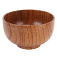 thumbnail image 1 of Wood Bowl, Round Soup Bowl Stable Sturdy  For Rice, 1 of 8