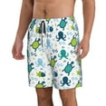 thumbnail image 2 of Fotbe Cartoon Sea Creatures Trajes de Baño Estampados para Hombre, Shorts de Verano de Secado Rápido, Ropa de Playa, Bañadores-Small, 2 of 6