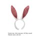 thumbnail image 3 of Cinta para el pelo con orejas de conejo, broche para el pelo de felpa, cómodo para regalos de niños (rojo) Tmvgtek Nuevos Originales, 3 of 3