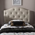 thumbnail image 6 of Bowery Hill Faux Leather Upholstered Twin Headboard in Light Beige, 6 of 6