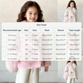 thumbnail image 3 of NAISIBABY Girls Faux Fur Coat 7T, Double-Breasted Thermal Lined Classic Lapel Winter Fashion Warm Coat Pink (5-14T), 3 of 7