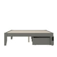 thumbnail image 5 of AFI Colorado 14" Full Wood Platform Bed Frame with Set of 2 Storage Drawers, Grey, 5 of 7