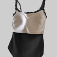 thumbnail image 4 of Warop Women's Solid Color Lace Camisole with Built-in Bra, Slimming Shapewear Tank Top for Versatile Daily Wear and Layering, 4 of 6
