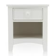 thumbnail image 2 of Furniture of America Dimanche Solid Wood 1-Drawer Nightstand in White, 2 of 5