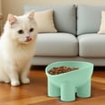 thumbnail image 6 of Elevated Tilted Pet Bowl, Ergonomic Raised Feeding Dish For Small Dogs And Cats, Non-Macaron Color Food And Water Bowl, 6 of 6