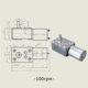 thumbnail image 3 of Motor De Velocidad Motor de engranaje helicoidal DC 6V Reducción de par alto Caja de metal de baja velocidad (100 RPM) Likrtyny Para estrenar, 3 of 6
