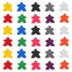 thumbnail image 1 of ColoMX 100 fichas de juego Meeples: piezas de ajedrez de madera para juego de mesa - Meeples de madera multicolor para contar, clasificar y jugar en el aula - Accesorios de repuesto para ajedrez, 1 of 8