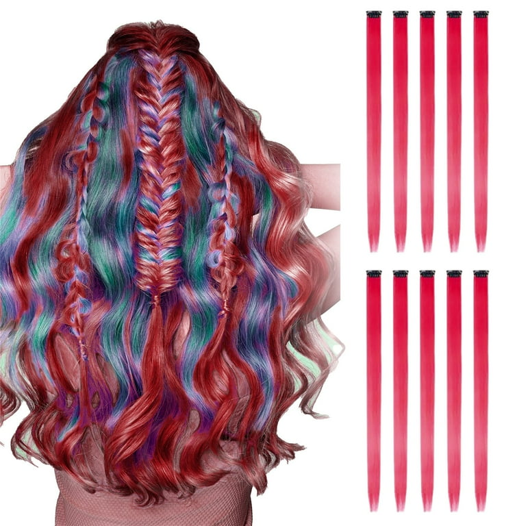 Human hair top extensions half head