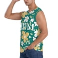 thumbnail image 3 of Goofa Happy Mother's Day1 Printed Men's Sleeveless T-Shirt - Athletic Gym Workout Tank Top for Men - Moisture-Wicking, UPF 30+ Quick-Dry Muscle Tee-Large, 3 of 8