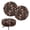 Coffee Cookies, variant on ZIATUBLE Christmas Trees Music Bar Stool Slipcovers Soft Bar Stool Seat Cover 2 Pack Dustproof Seat Cover for Vanity Chair 13-15 Inch Stool Seat Replacement Cover Fit for Round Stool