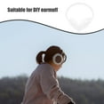 thumbnail image 4 of HEANUJJ 2Pcs Warm Earmuff Frame Rack White Plastic Earmuff Making Frame for Winter Use, 4 of 8