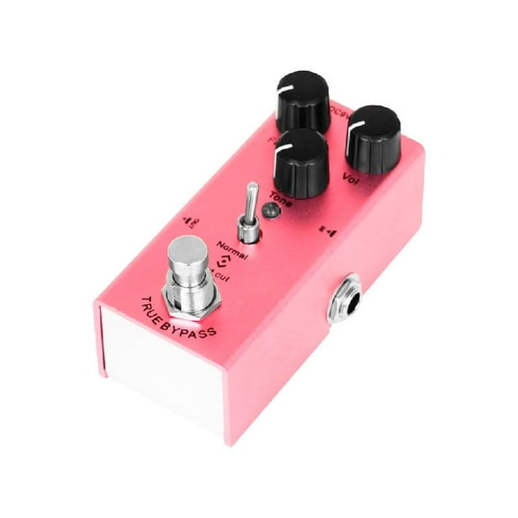 Necvior Aluminum Alloy Electric Guitar Bass Effects Pedal with Distortion Delay Features