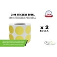 thumbnail image 2 of Royal Green Metallic Gold Stickers 3/4 Inch (19MM) 2100 Pack on 2 Rolls, 2 of 6