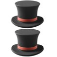 thumbnail image 1 of Coofit Wine Bottle Stopper Silicone: 2PCS Hat Design Cute Beer Bottle Cover Wine Saver, 1 of 10