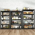 thumbnail image 2 of IKIMI 78"H 5-Tier Metal Garage Shelving, 3000Lbs Heavy Duty Adjustable Garage Storage Shelves for Home, Garage, Basement, 78"H x 47"W x 18"D, 2 of 7