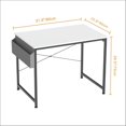thumbnail image 3 of . Computer Desk with Non-Woven Storage Bag Office Work Desk for Small Spaces Writing Study Industry Modern Table for Bedroom Home Office, 3 of 9