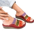 thumbnail image 1 of Sandalias informales de moda de verano para mujer, zapatos informales planos de Color sólido con escapatoria Wmkox8yii hj789, 1 of 3