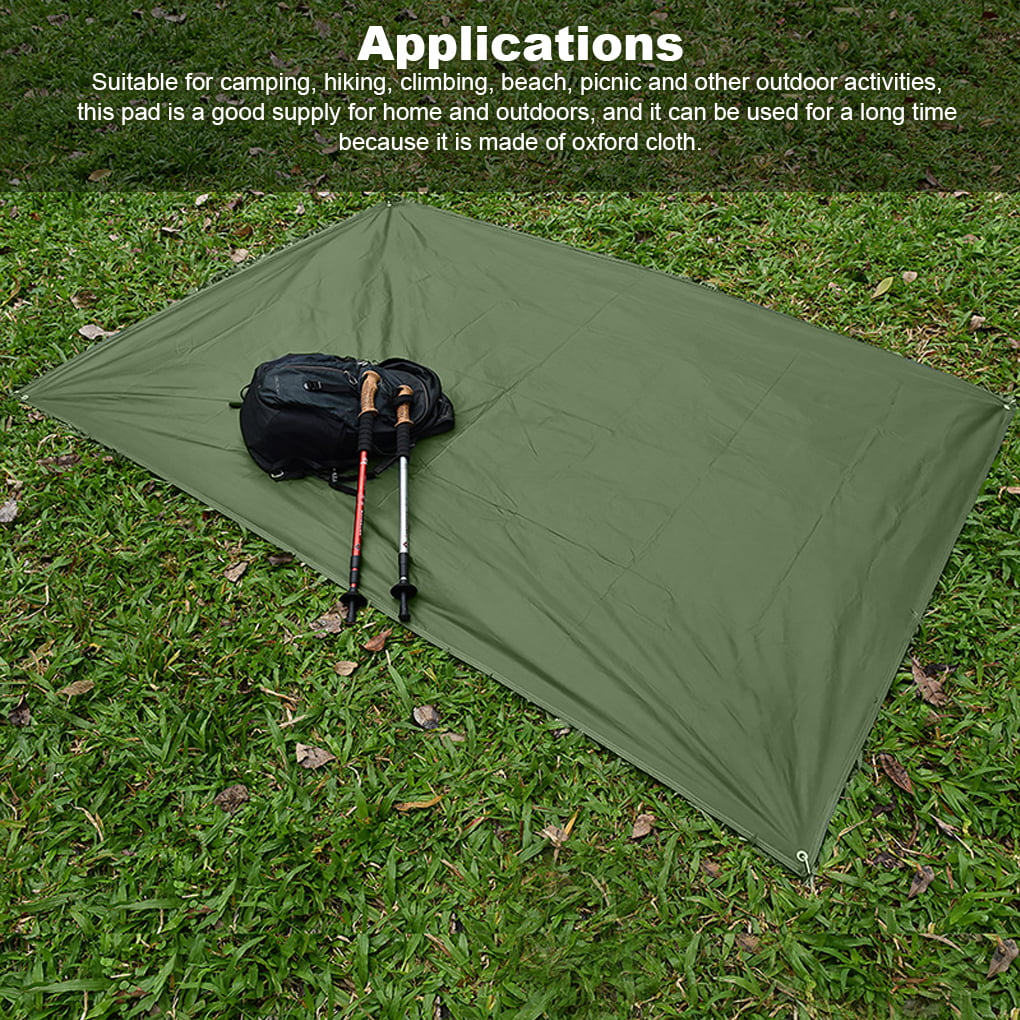 Camping Tarp Outdoor Rug for Travel Camping Outdoor Beach Blanket Camping Mat & Picnic Blanket 200×140cm ArmyGreen 
