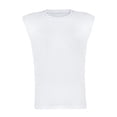 thumbnail image 1 of Chaleco delgado suelto para mujer Chaleco sin mangas de algodón puro Camiseta con hombrera de cuello redondo Adepaton BST3000734-1, 1 of 5