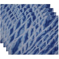 Simply Daisy 18" x 14" Shibori Stripe Geometric Print Placemats, Set of 4