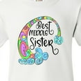 thumbnail image 4 of Inktastic Best Middle Sister Colorful Rainbow Swirls Youth T-Shirt, 4 of 5