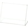 Plymor Clear Acrylic Sign Display / Literature Holder (Angled), 5" W x 3.5" H (24 Pack)